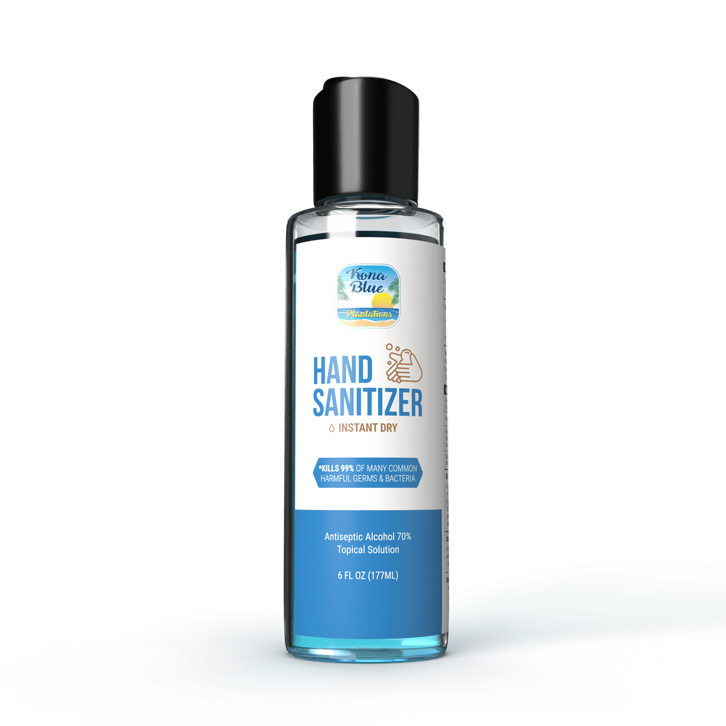 Kona Blue Farms Hand Sanitizer 6oz - 1 Per Order Included Free