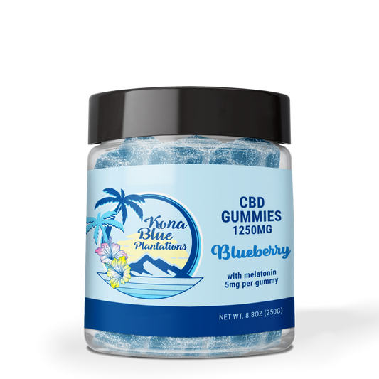 Kona Blue 1,250mg CBD Gummies - 50 count