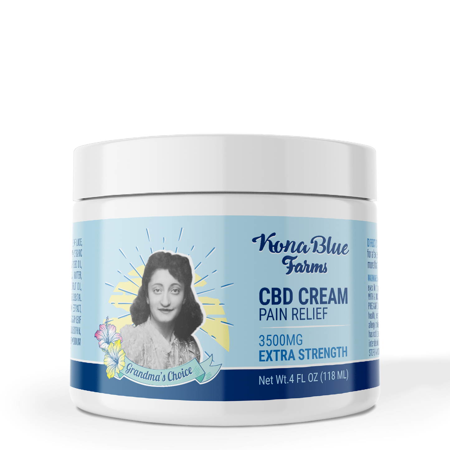 Kona Blue Farms 3,500mg CBD 4oz Cream